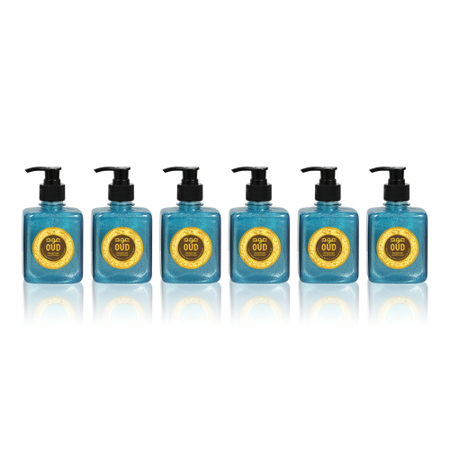 6 Pack - Oud Hand & Body Wash Musk 300ml by Oudlux