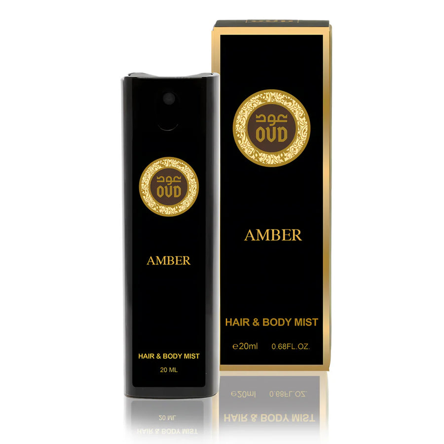 Oud Hair and Body Mist Amber 20ml By Oudlux
