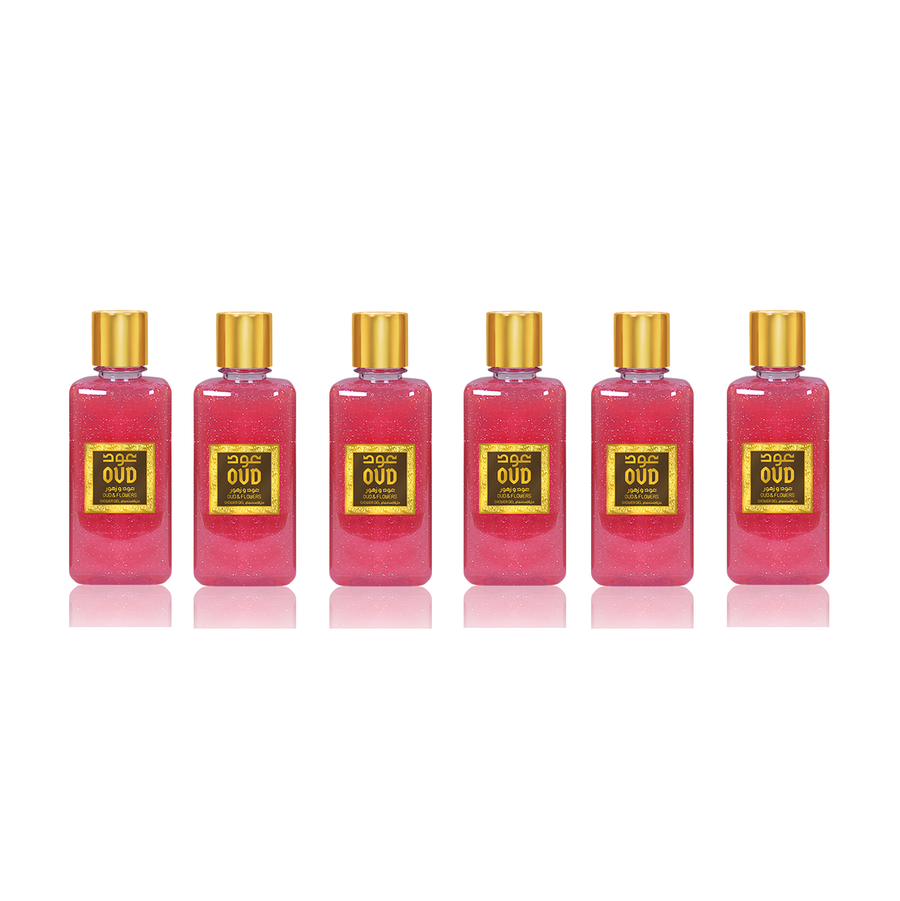 6-Pack Shower Gel Flowers Oud 300ml by Oudlux