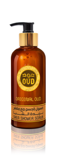 Premium Oud Shea Shower Scrub Original Oud 300ml by Oudlux
