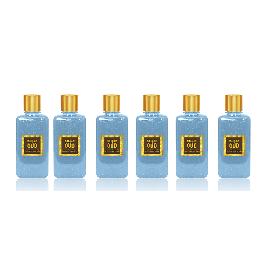 6-Pack Shower Gel Platinum Oud 300ml by Oudlux
