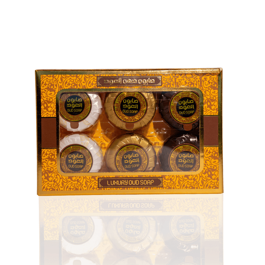 Oud Soap Bars 3 Scents Variety Pack 6-Mini 20g by Oudlux