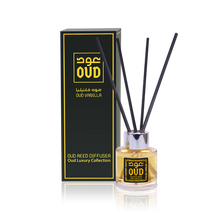 تحميل الصورة في عارض المعرض، Vanilla Oud Reed Diffuser and Organic Candle Combo Package by Oudlux