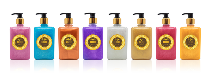 Hand & Body Wash Oud (500ml) 8 Scents Collection by Oudlux