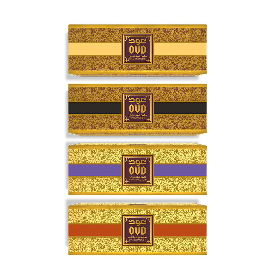 The Complete Oudlux Soap Bar 125gms - 3 Piece Pack 4-Scents-OudLux