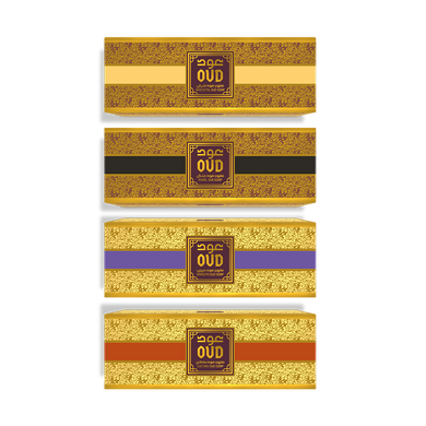 The Complete Oudlux Soap Bar 125gms - 3 Piece Pack 4-Scents-OudLux